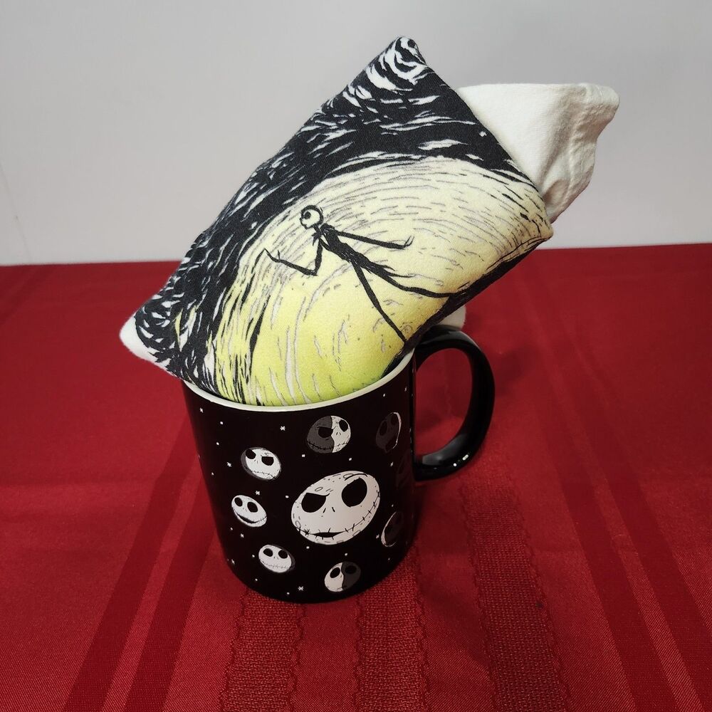 Disney Nightmare Before Christmas Mug & Shirt Gift Set Jack Skellington Medium